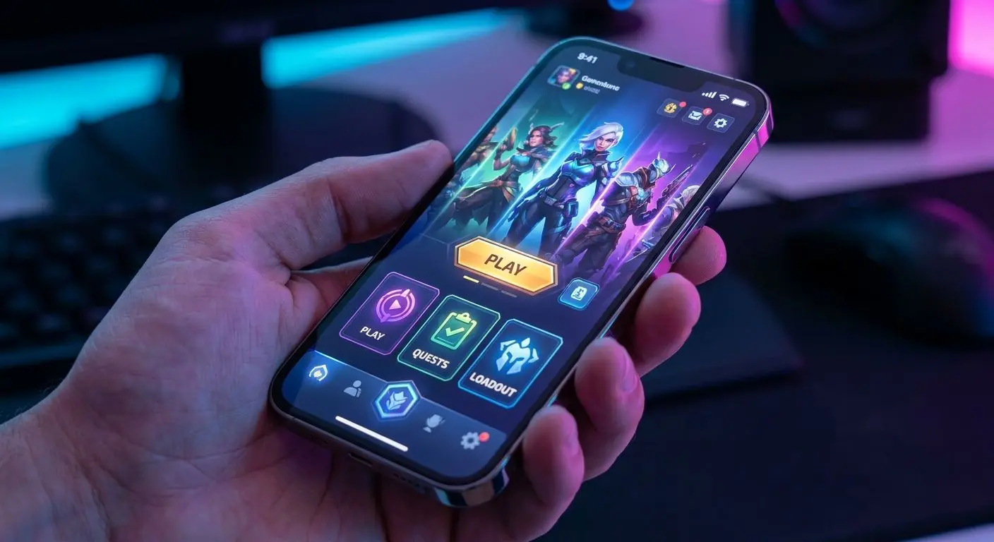 PlayOJO mobile experience Smartphone showing mobile PlayOJO-style interface